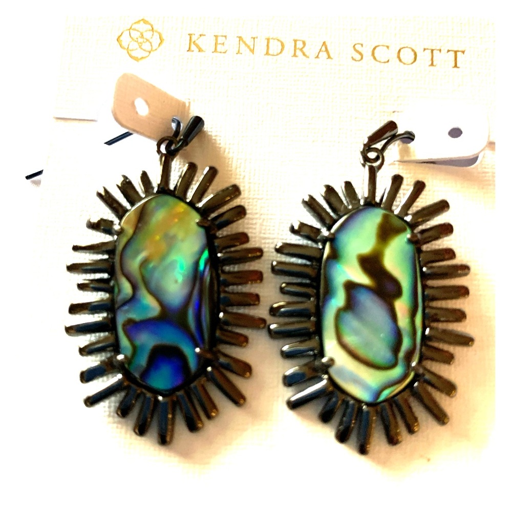 Kendra Scott Mariah Drop Abalone drop earrings